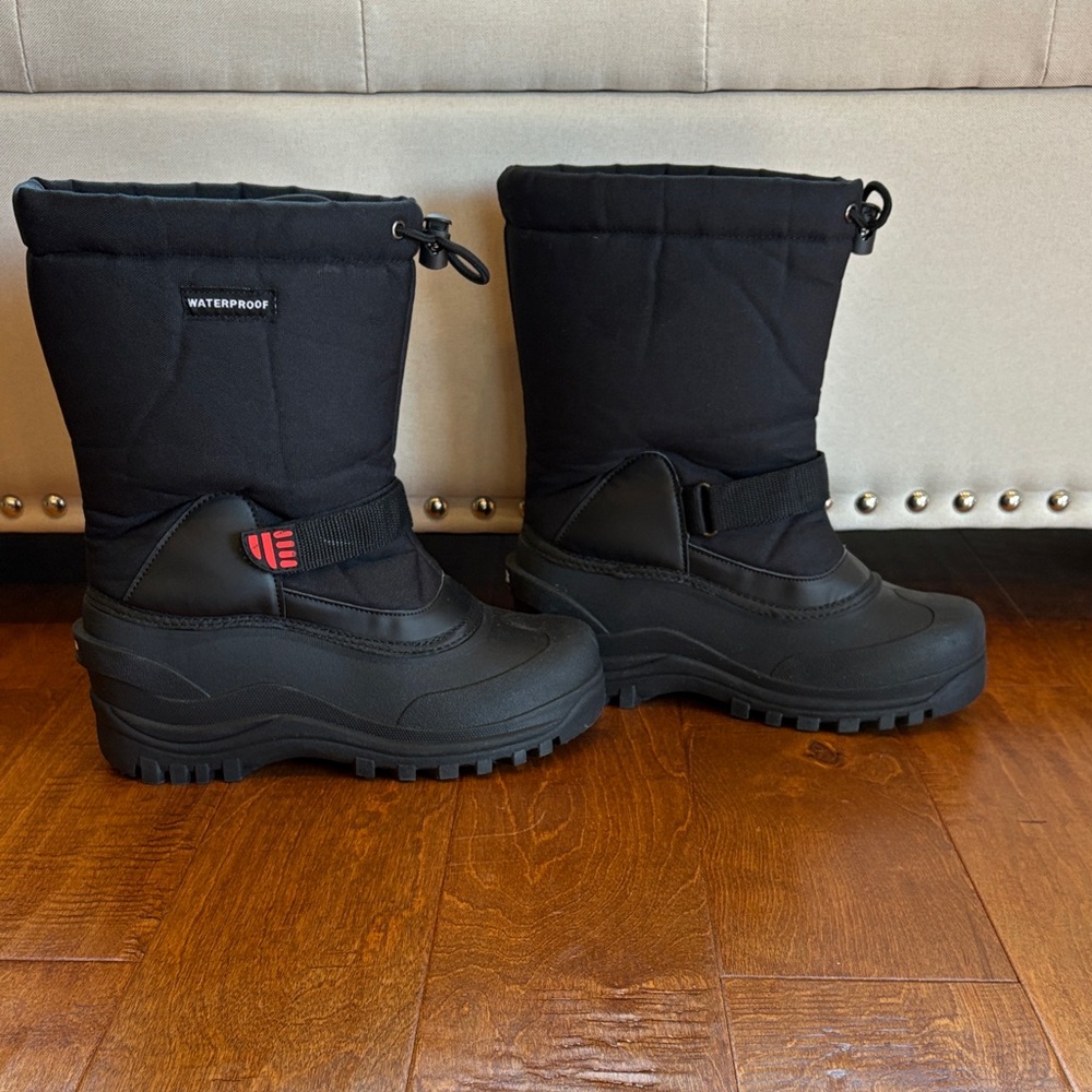 Waterproof Black Winter Boots